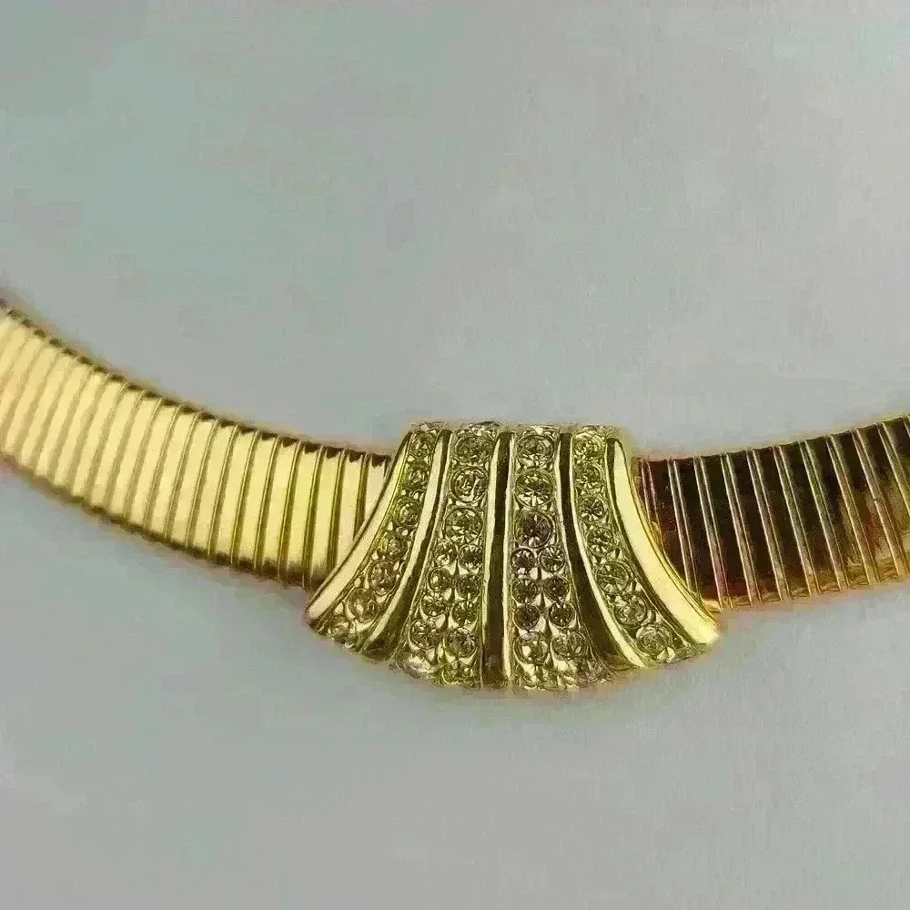 Vintage Napier Gold Tone / Gold Plated necklaces set of 3 - Picture 9 of 16